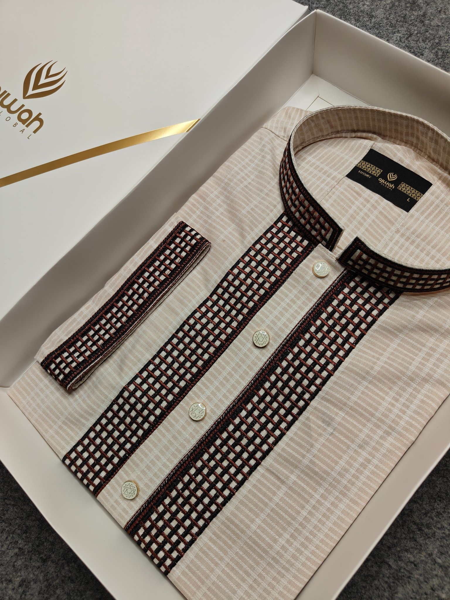 Embroidery Panjabi For Men - Aj1018_img_1