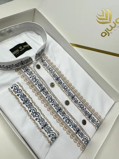 White Crown Prestige Panjabi -A3W136_img_2
