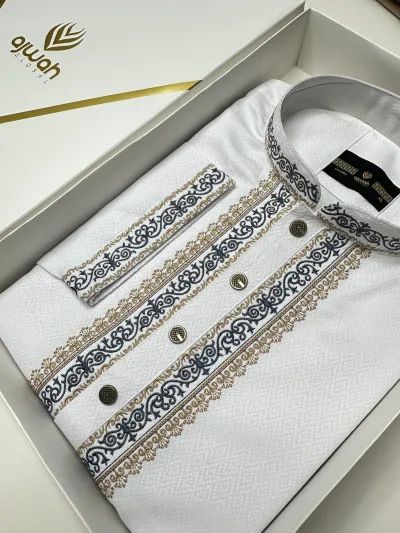 White Crown Prestige Panjabi -A3W136_img_0