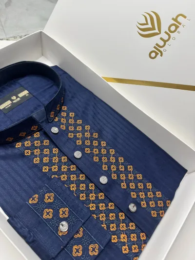 Blue Ember Classic Luxury Panjabi -A3B131_img_1