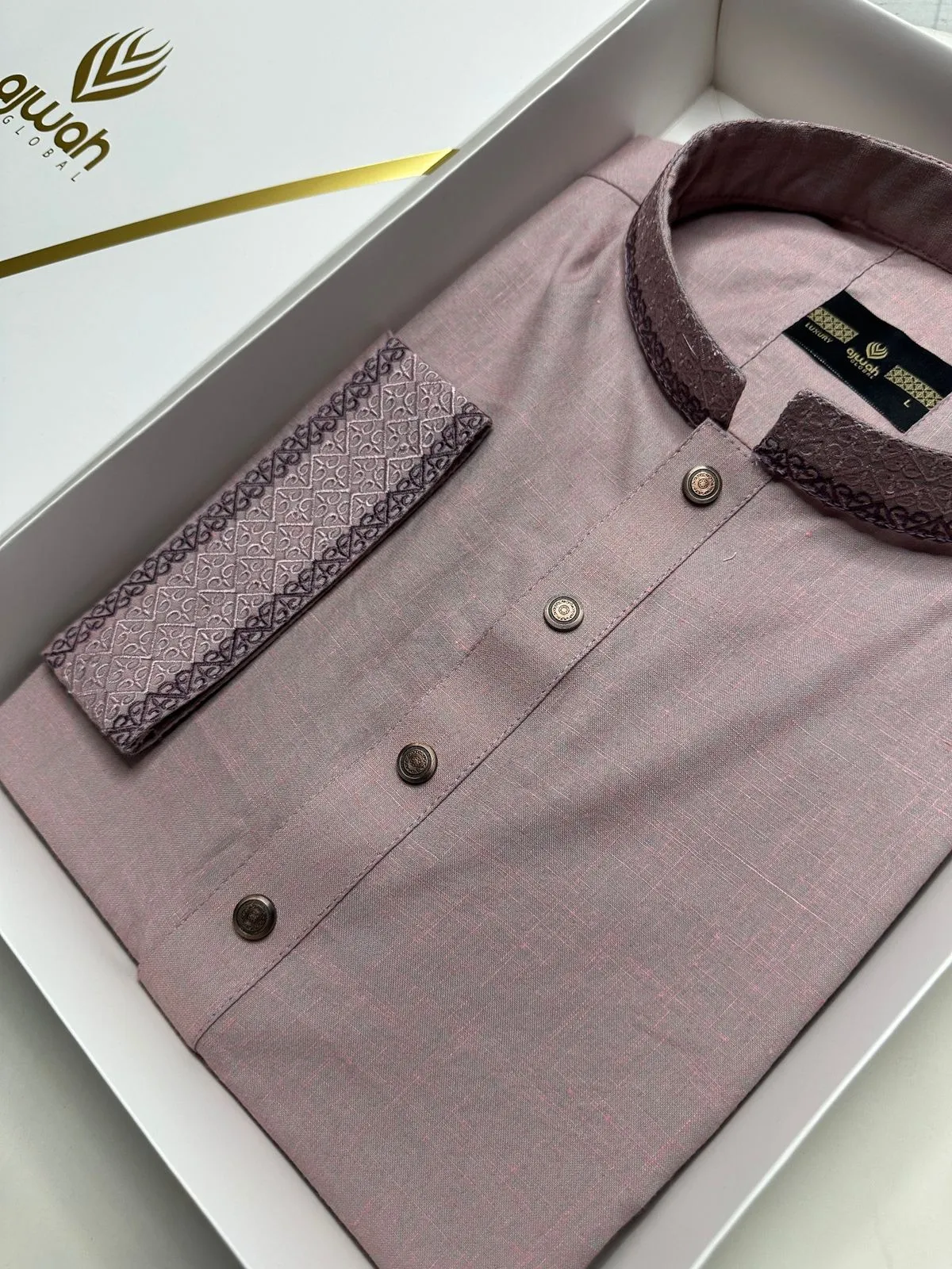 Dusty Rose Majesty Panjabi -A3B149