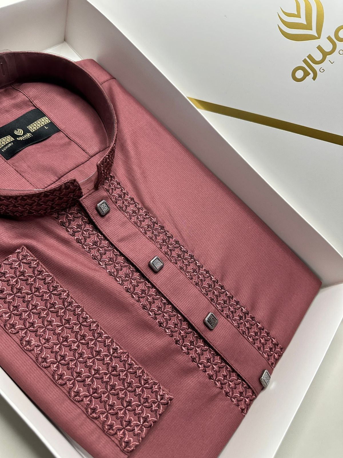 Deep Berry Elegance Panjabi -A3P150_img_2