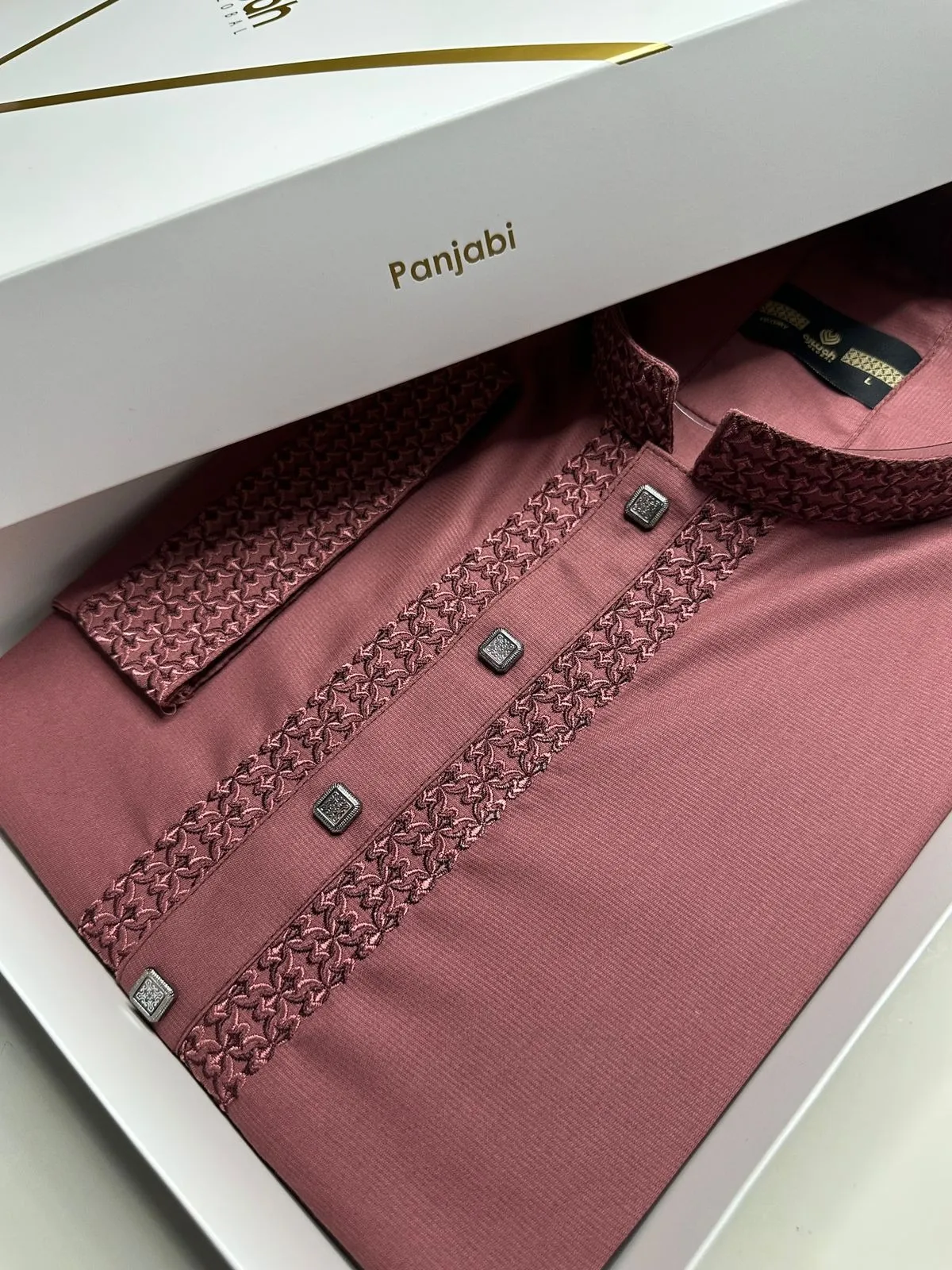 Deep Berry Elegance Panjabi -A3P150