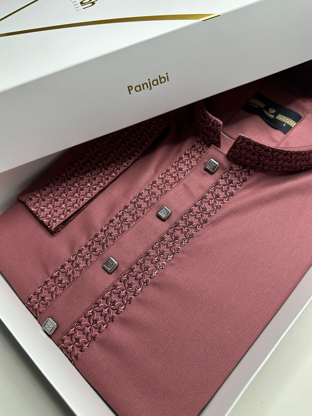 Deep Berry Elegance Panjabi -A3P150