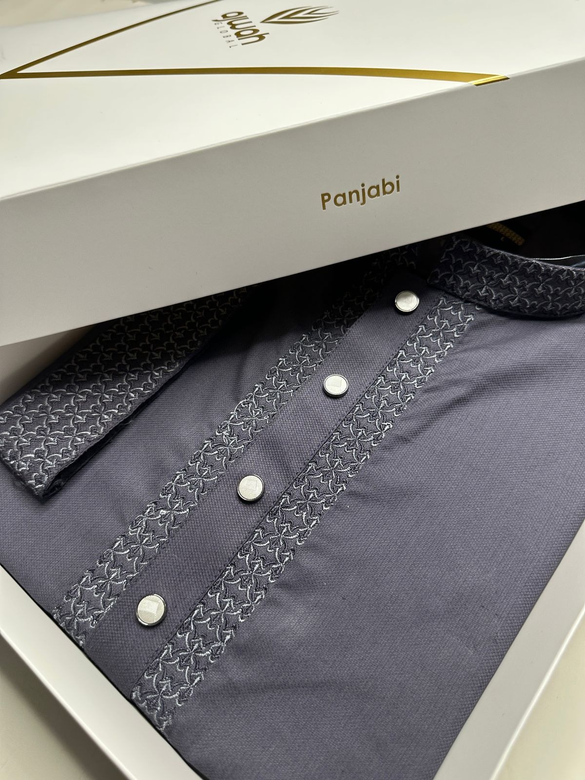 Slate Grey Sultan Elegance Panjabi -A3A151_img_0