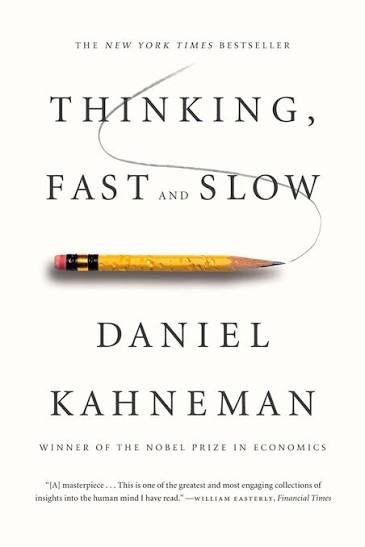 Thinking, Fast and Slow book by Daniel Kahneman