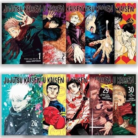 Jujutsu Kaisen Manga series Vol. 0-17 by Gege Akutami