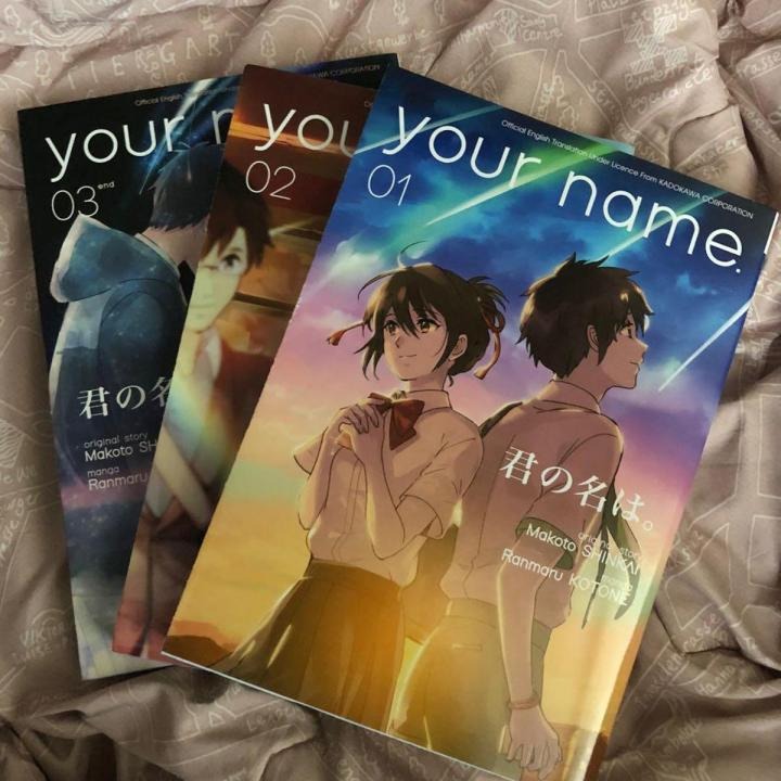 Your Name Manga series Vol. 1-3 by Makoto Shinkai