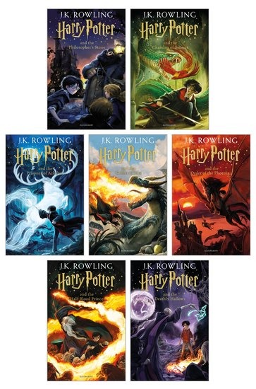 Harry Potter Series (7 Books) by J. K. Rowling