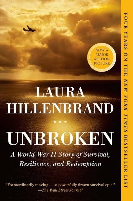 Unbroken: A World War II Story of Survival, Resilience and Redemption by Laura Hillenbrand