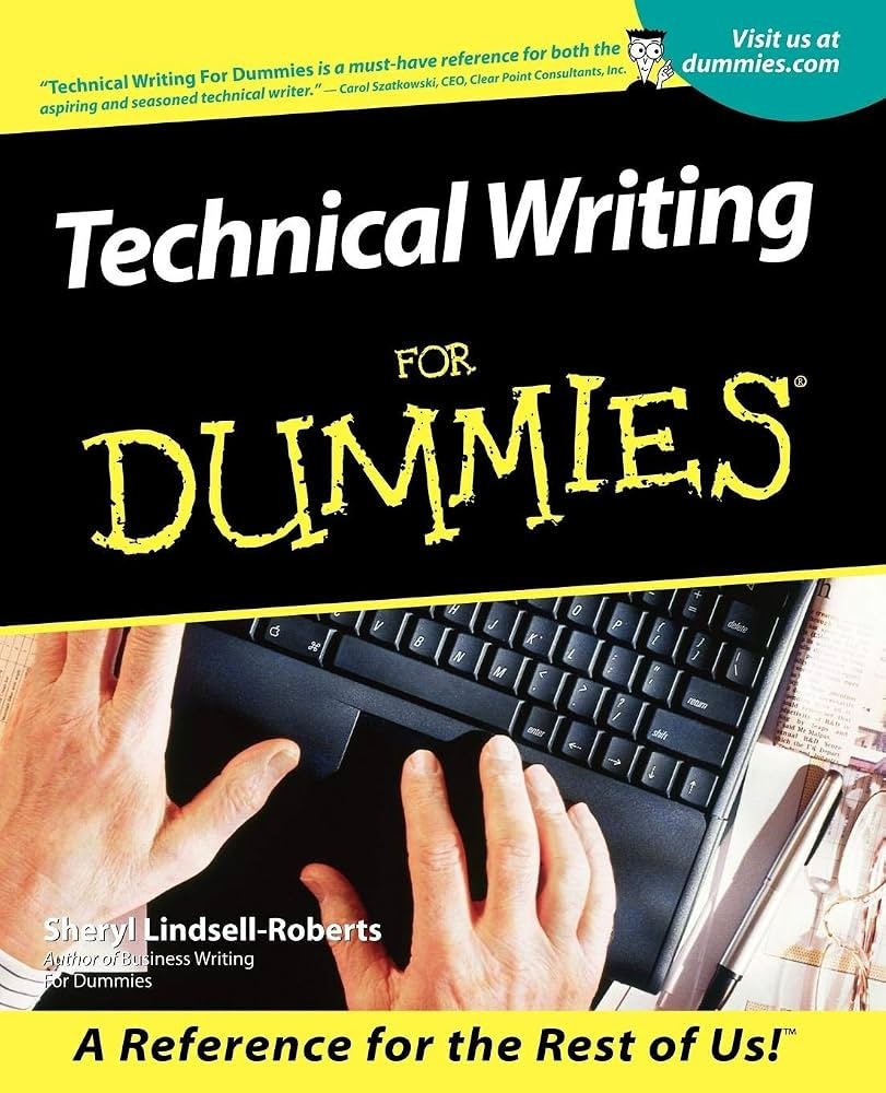 Technical Writing For Dummies Sheryl Lindsell-Roberts