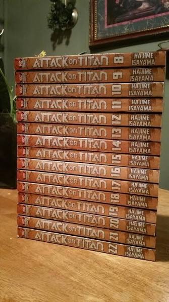 Attack on Titan Manga series Vol. 1-34 by Hajime Isayama