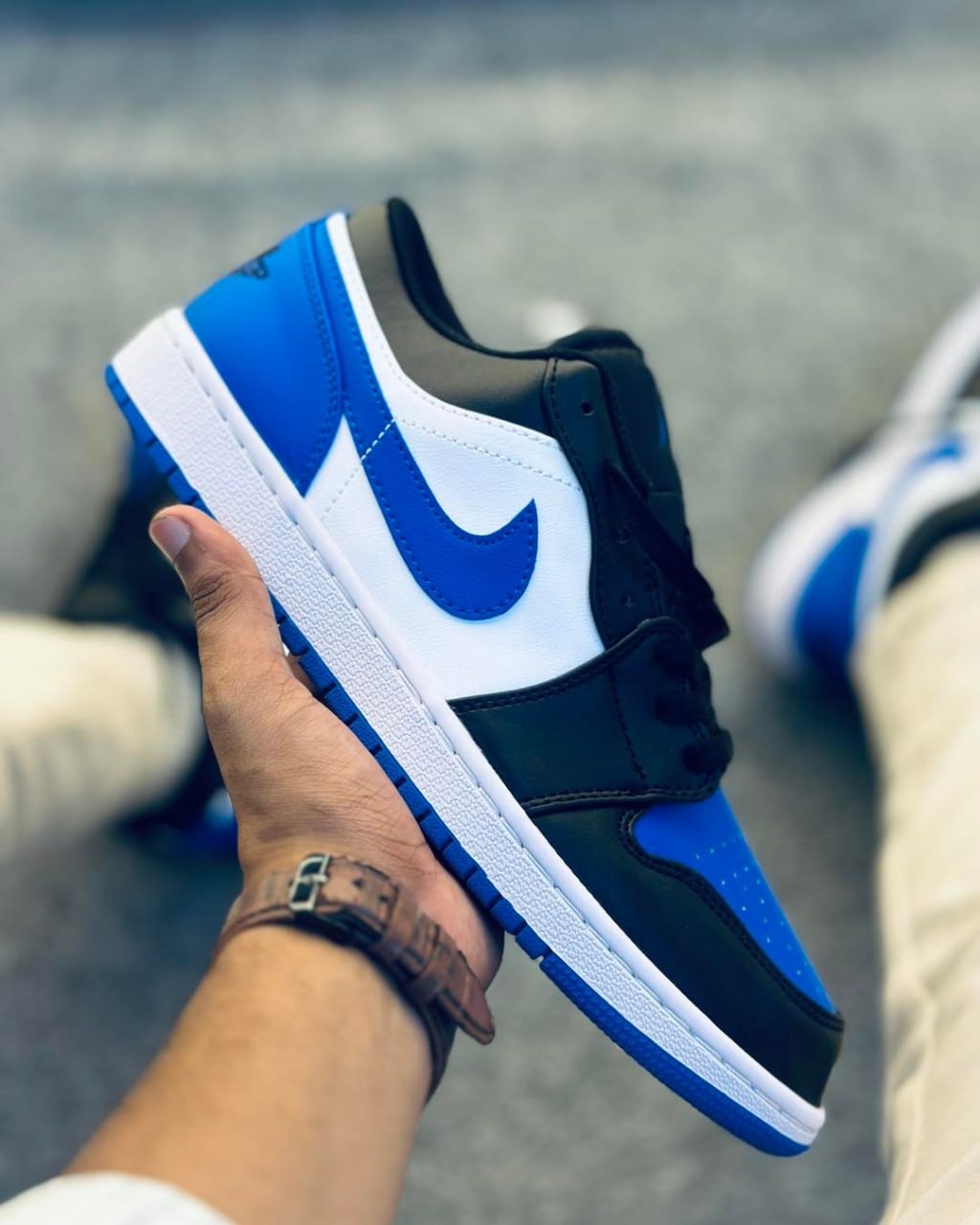 AJ1 Low Blue