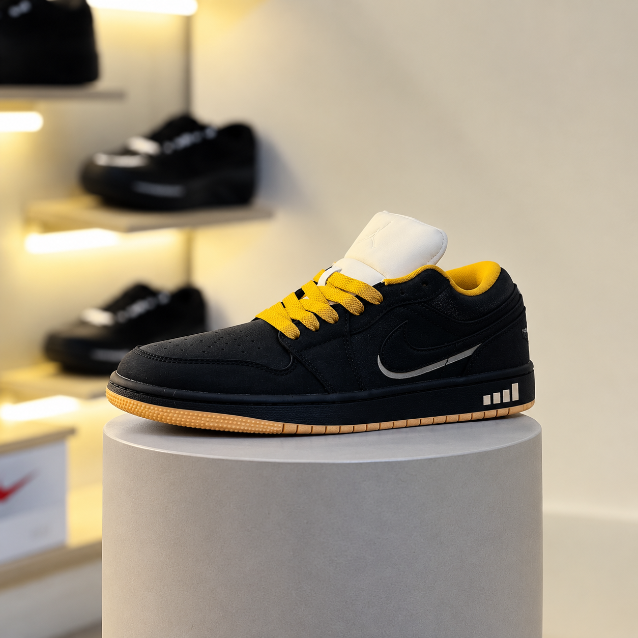 AJ1 Low Golden Black thumbnail 4