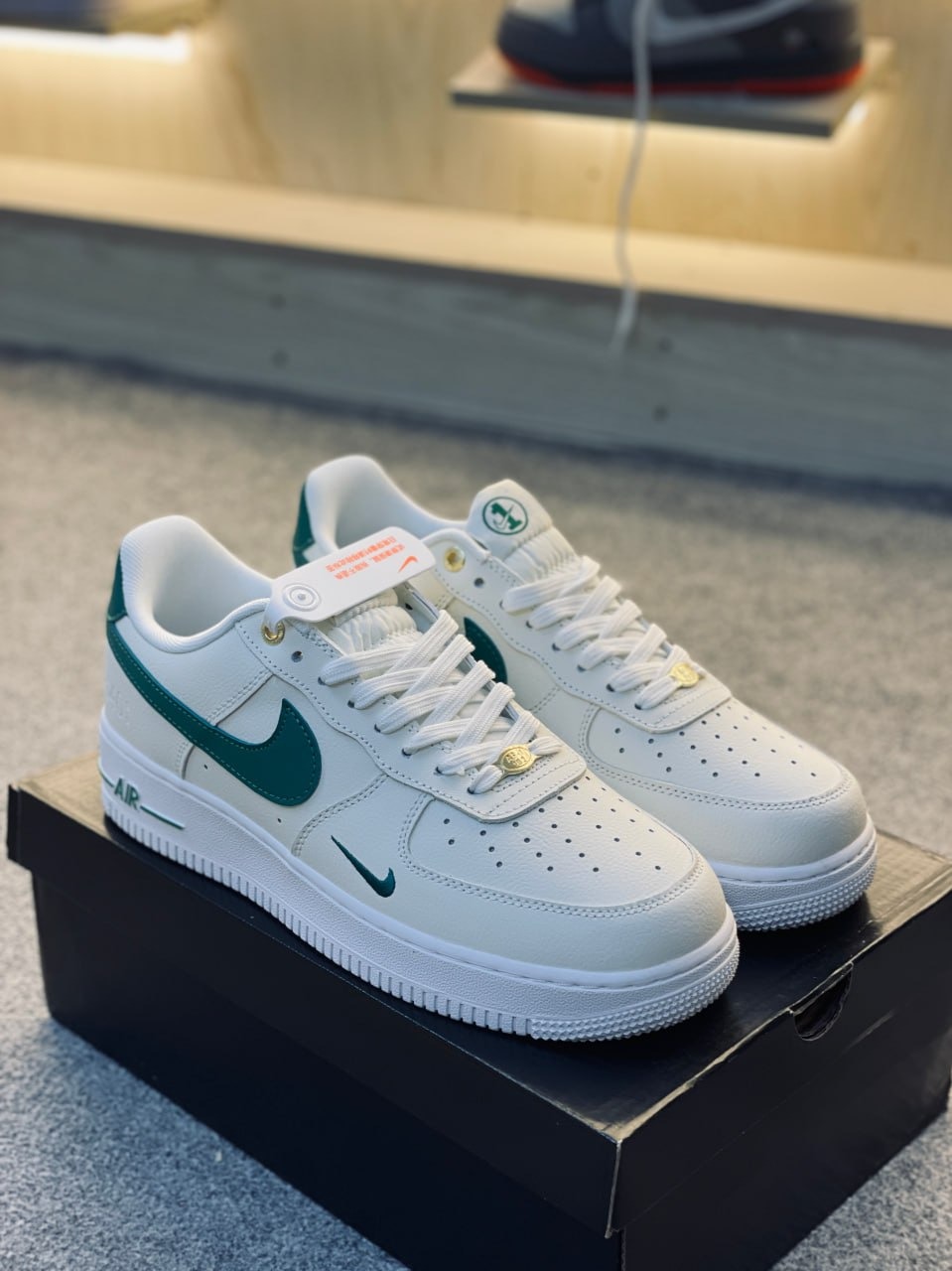 AF1 Green Tick