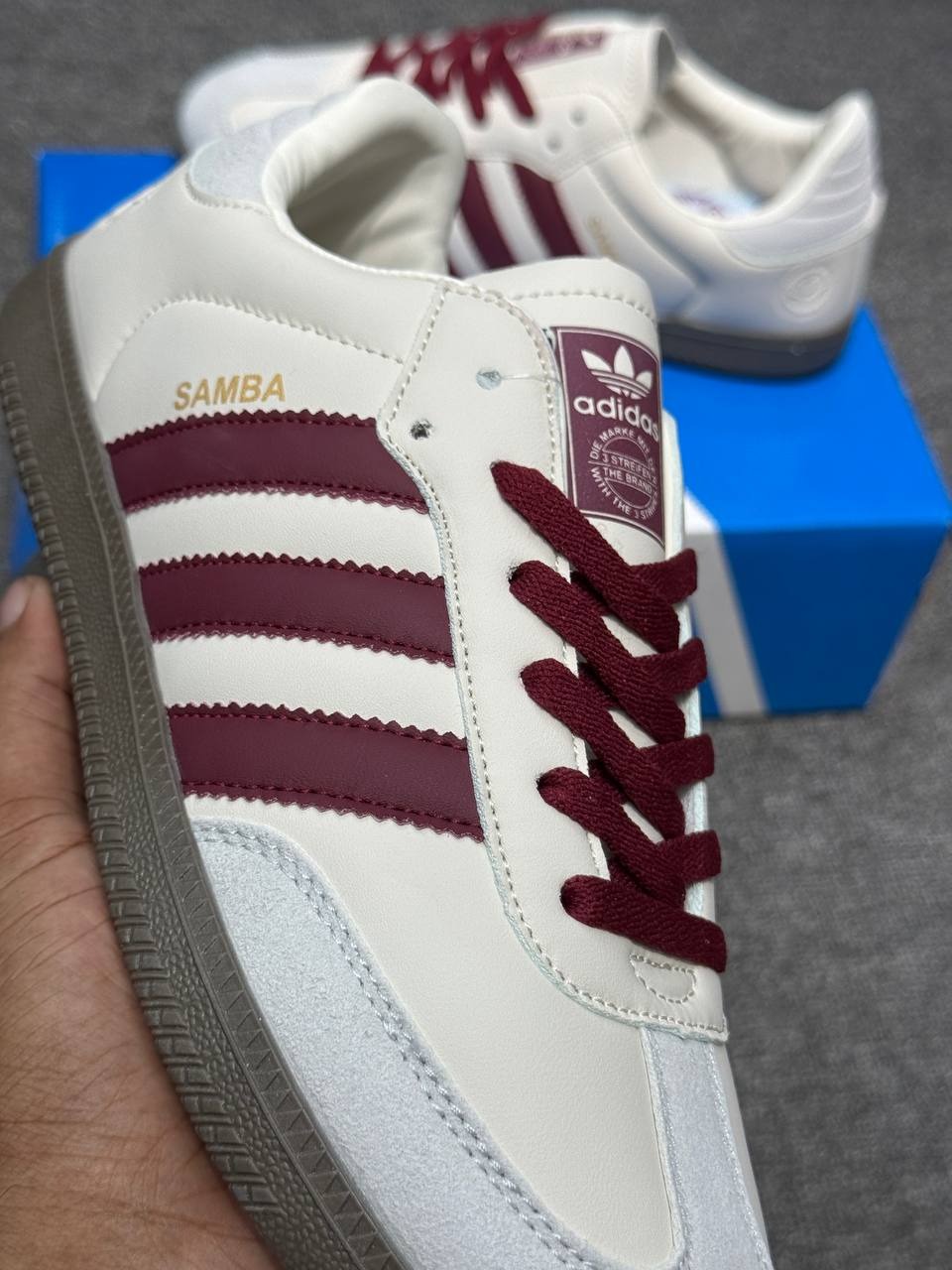 Samba OG Maroon White thumbnail 2