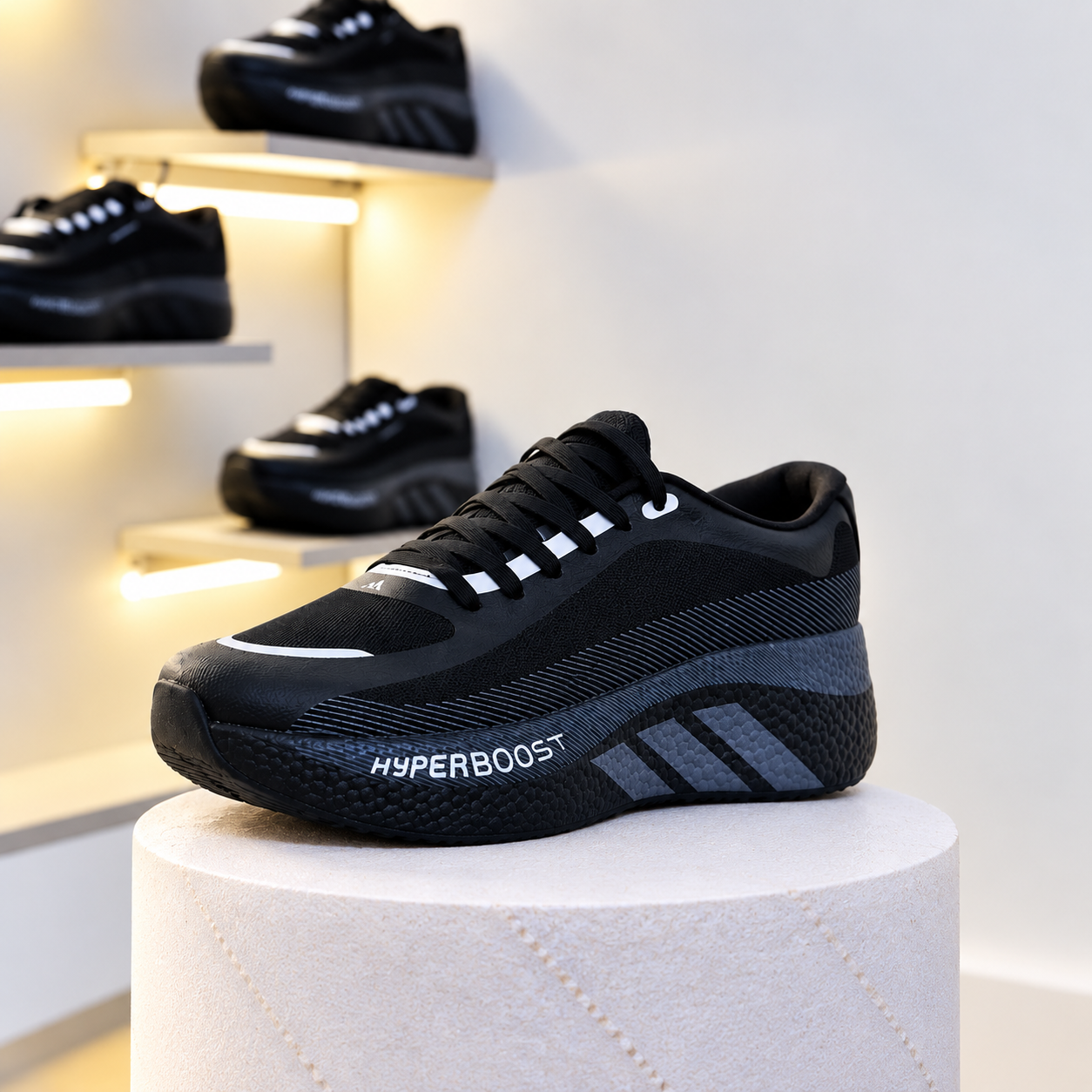 Adidas Hyperboost Black thumbnail 3