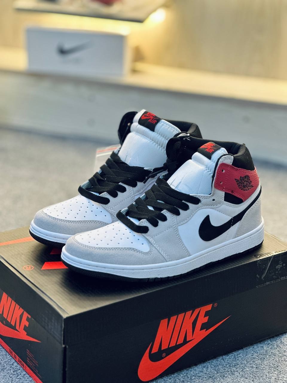 AJ1 High Light Smoke Grey