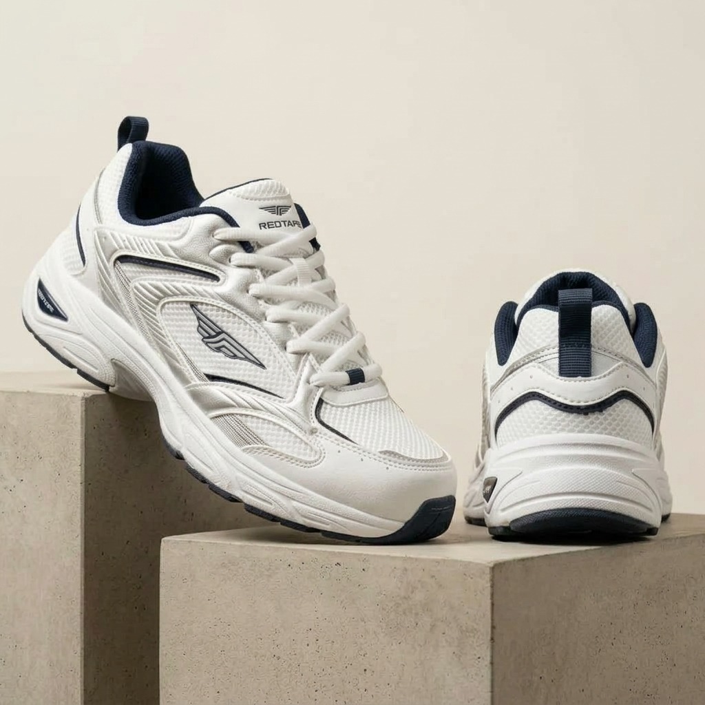 Red-Tape White & Navy