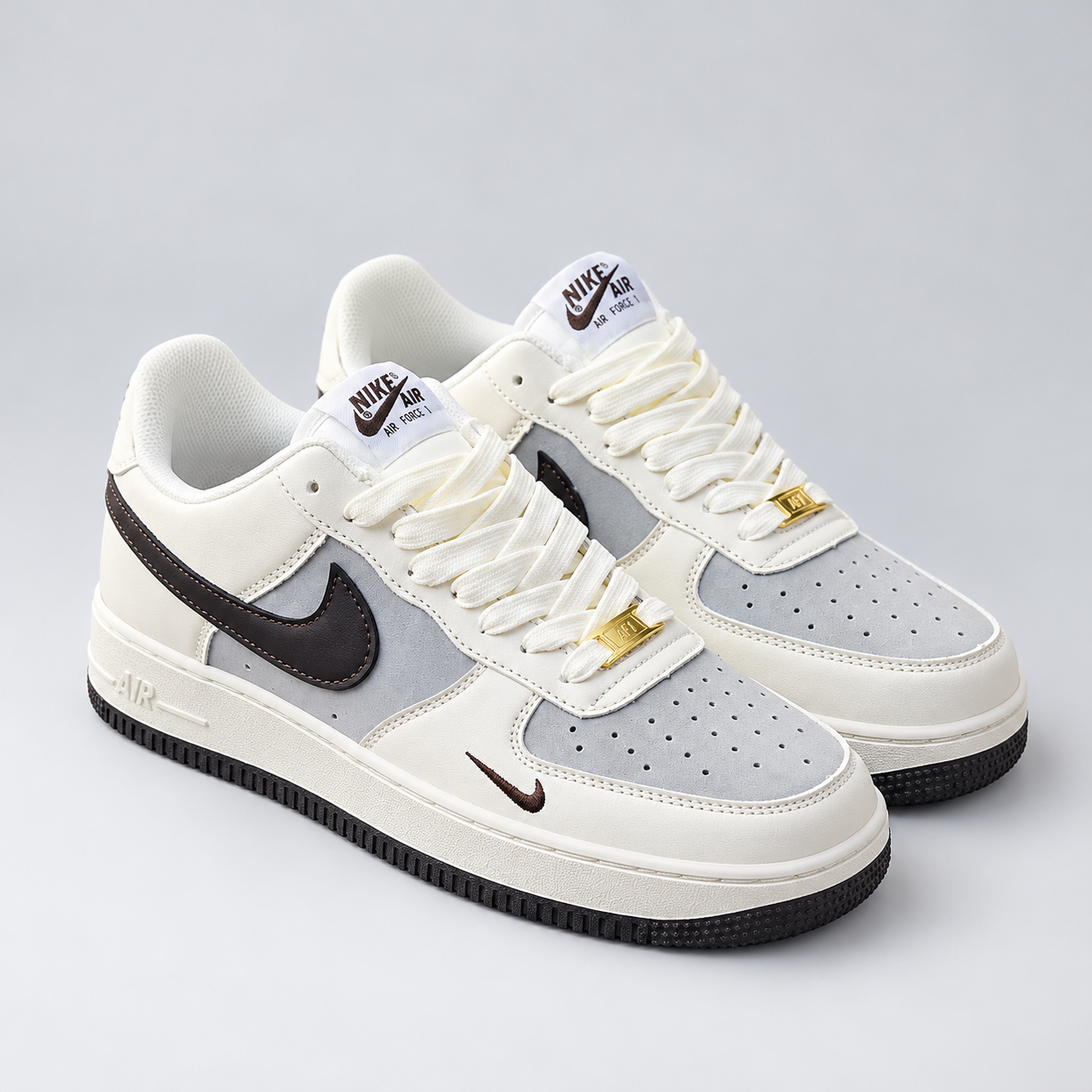 AF1 - Black Swoosh
