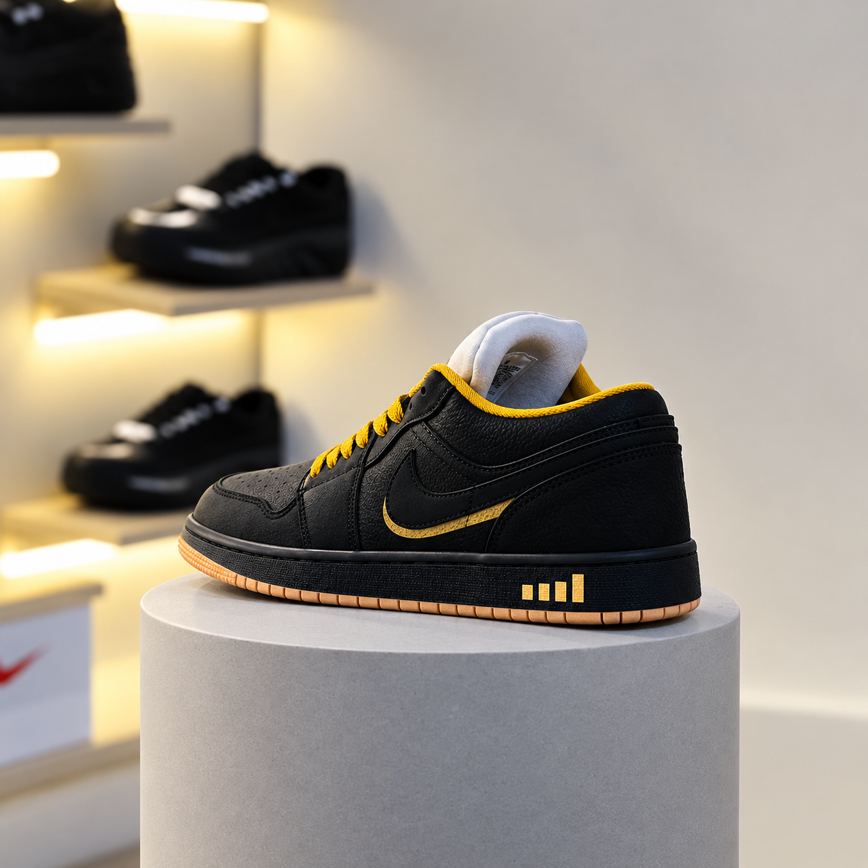AJ1 Low Golden Black thumbnail 2
