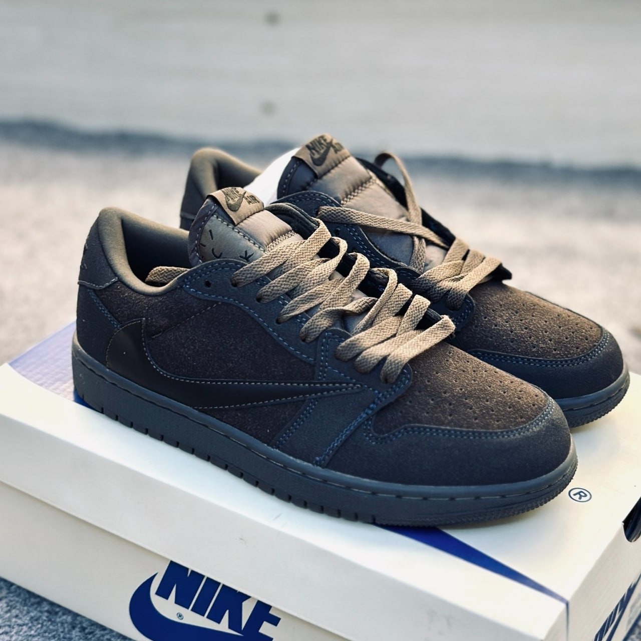 AJ1 Low Travis Velvet