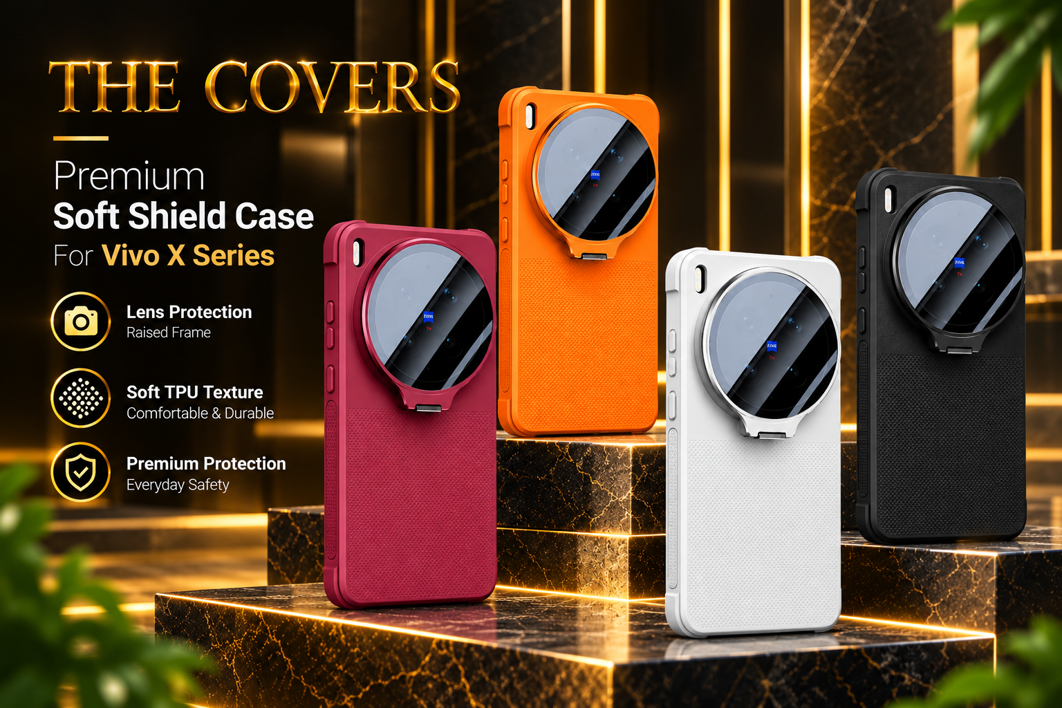 Premium Soft Shield Case For Vivo X Series
