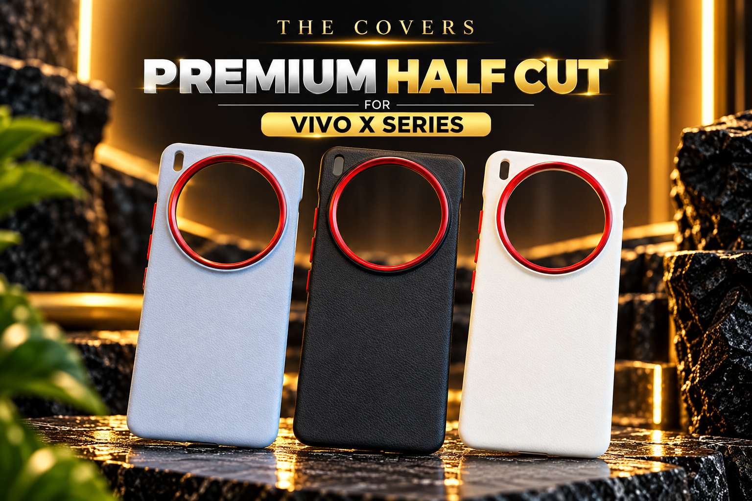 Premium Half cut case for Vivo X series_img_0