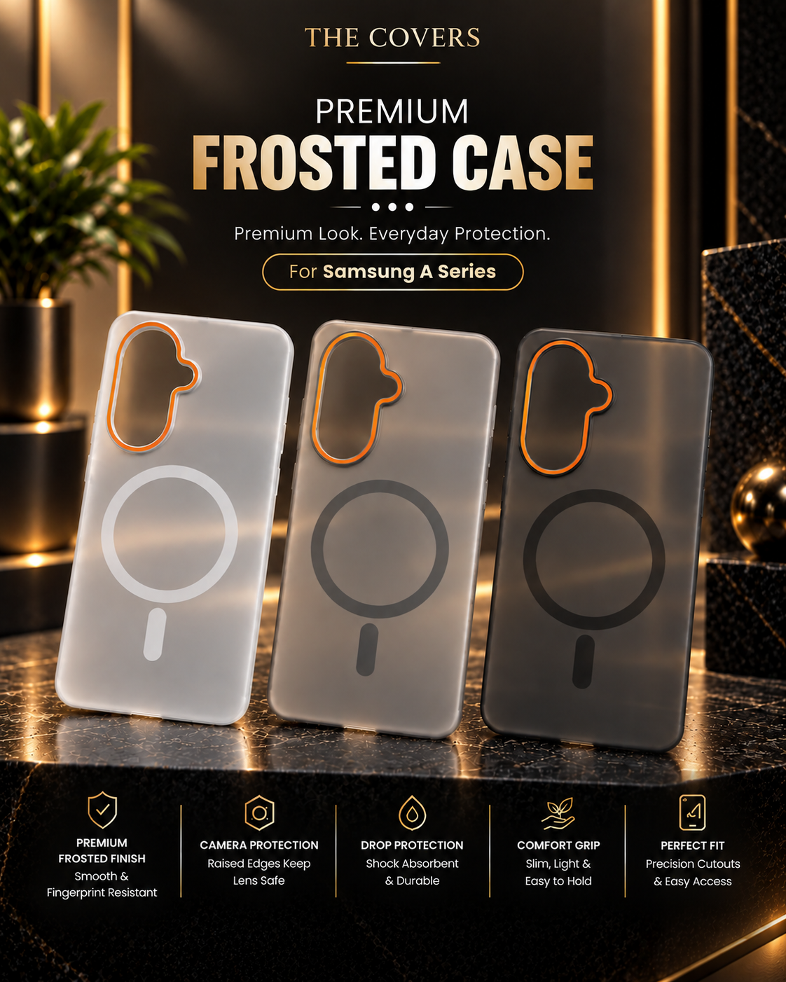Frosted cover for Samsung A series_img_0