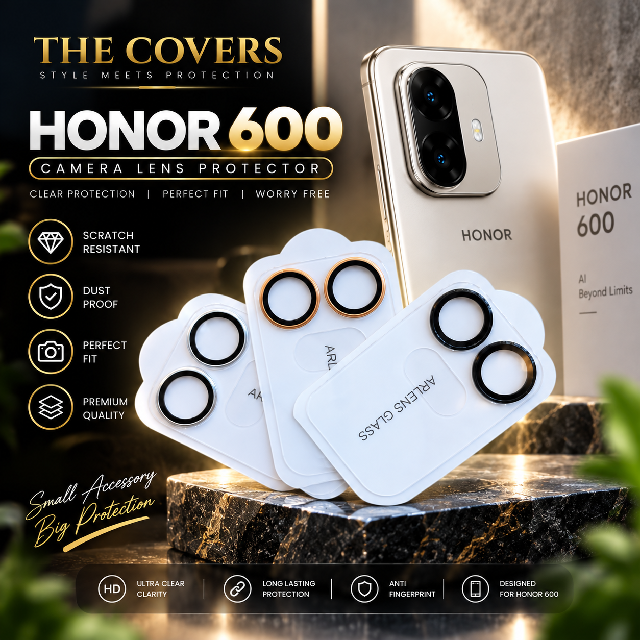 Camera protector for Honor 600