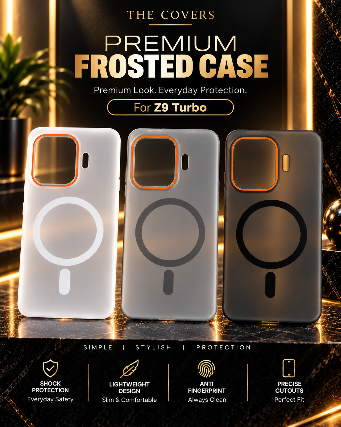 Frosted cover for Z9 turbo
