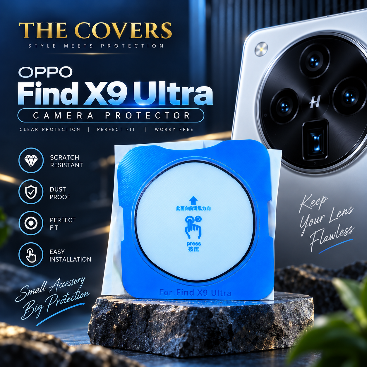 Camera protector for Oppo find x9 ultra