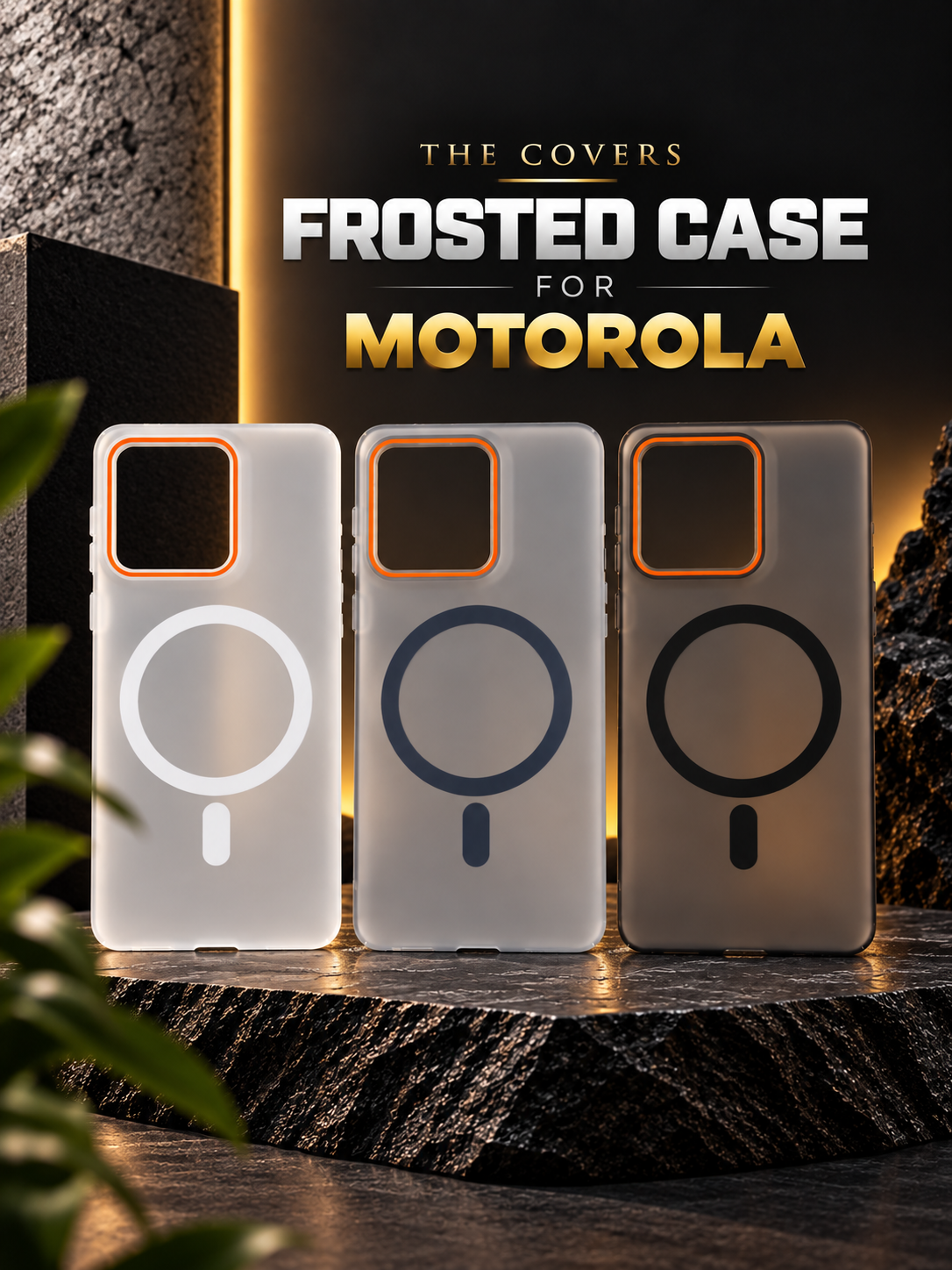Frosted case for Motorola