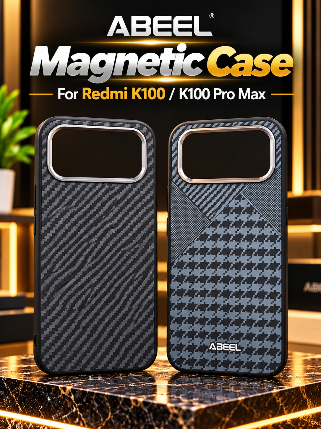 Abeel Magnetic Case For Redmi K100 / K100 Pro Max