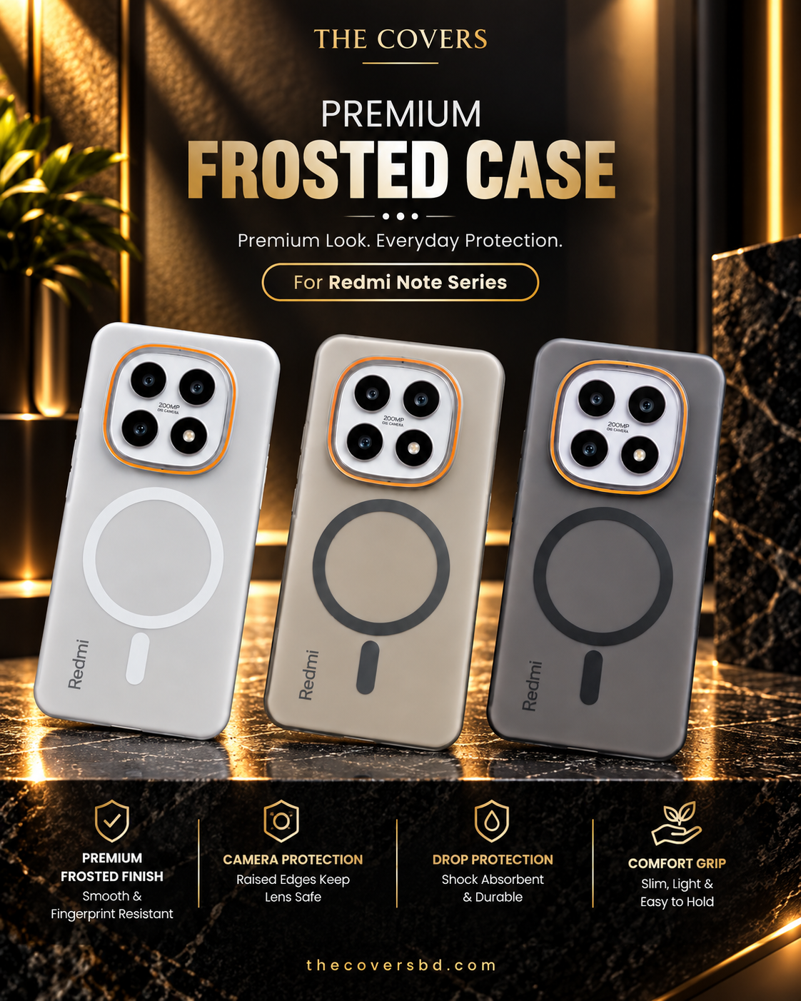 Frosted case for Redmi note 15 4g / note 15 5g . note 15 pro 5g / note 15 pro 4g . note 14 pro plus. note 15 pro plus_img_0