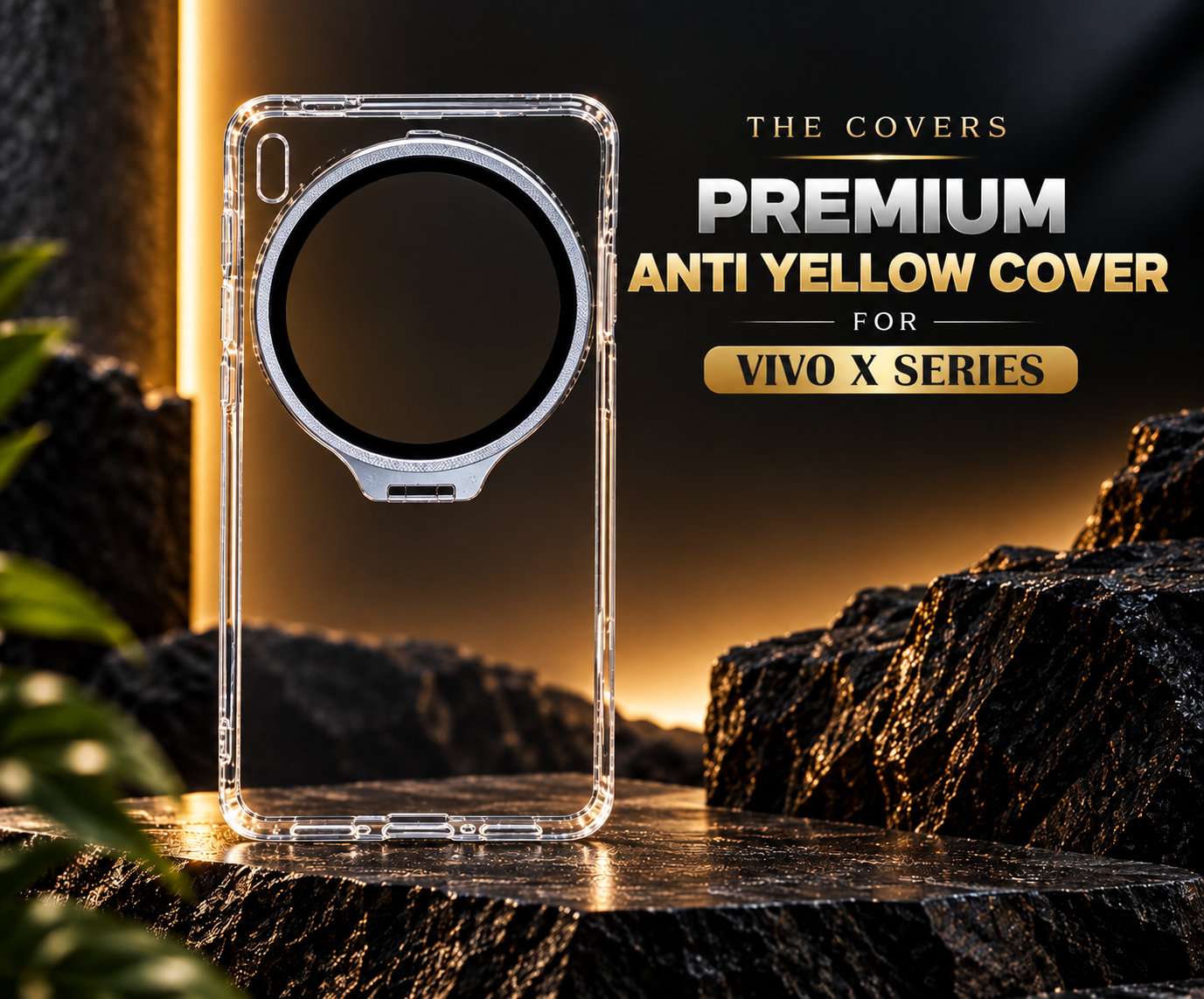 Premium anti yellow case for Vivo X Series