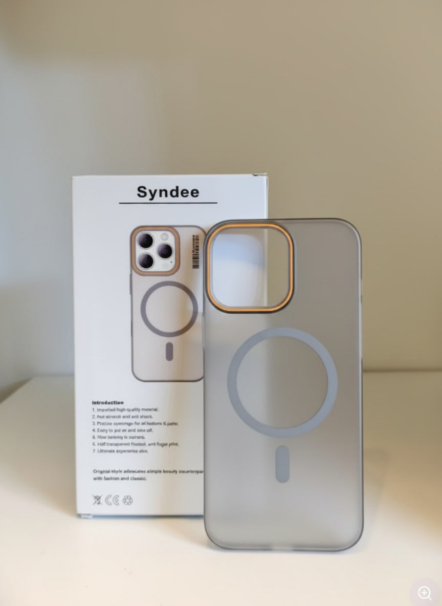 Frosted Syndee Case For IPhone Base Model Pro model and Pro Max_img_4