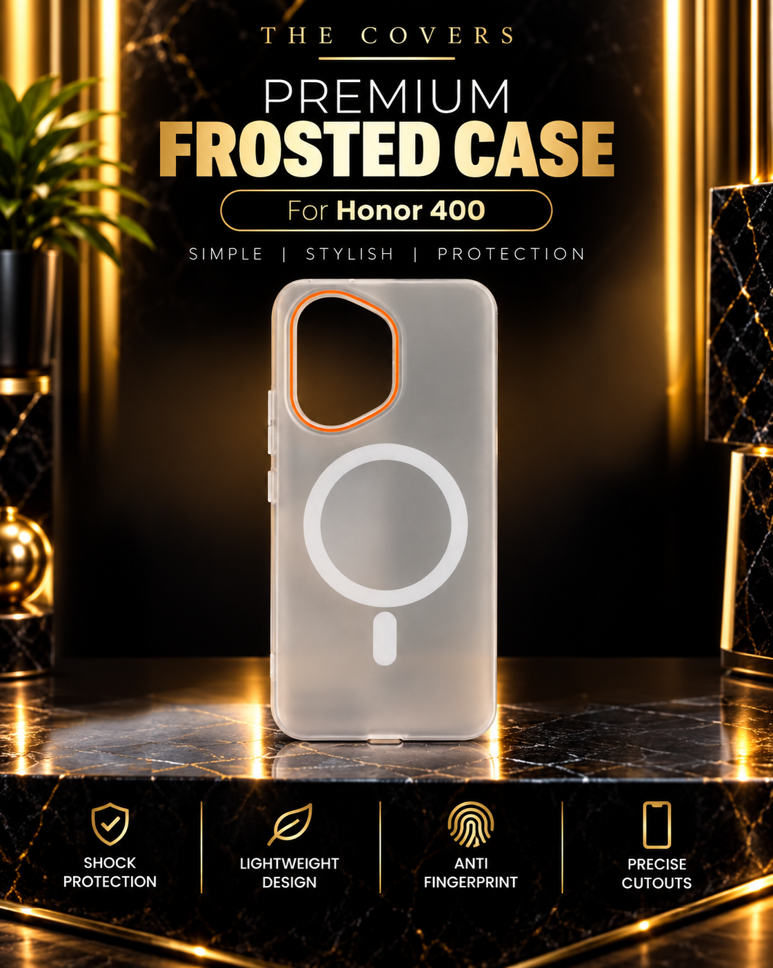 Frosted case For Honor 400