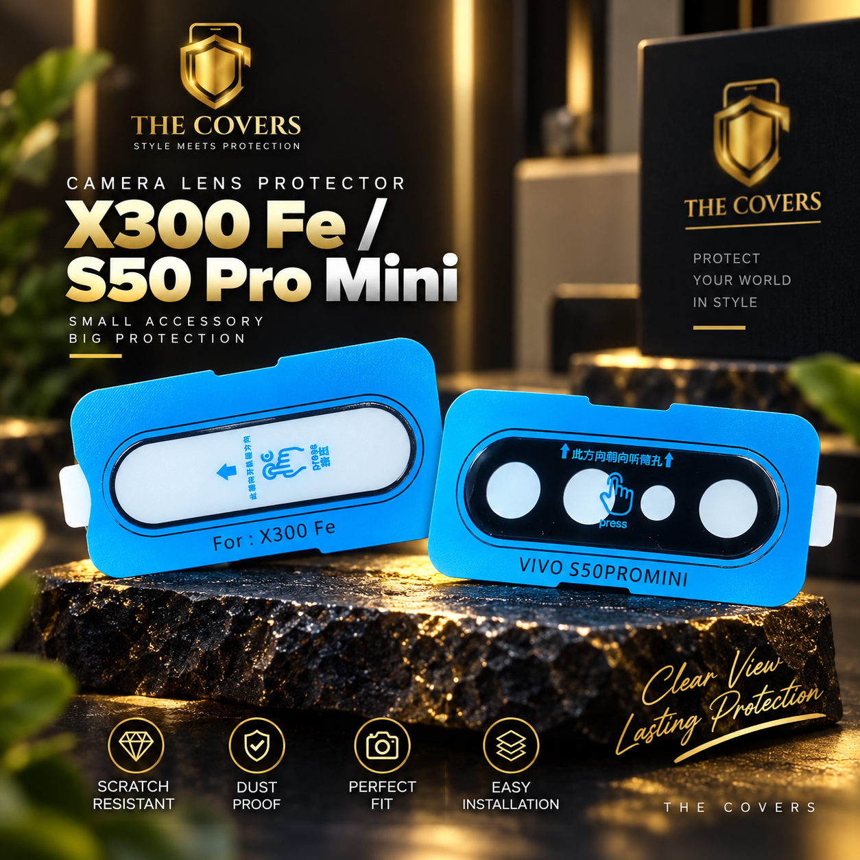 Camera protector for X300 Fe / S50 pro mini