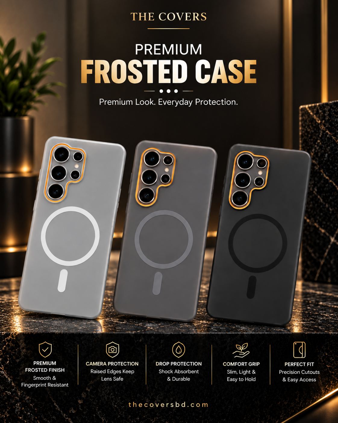 Frosted cover for Samsung S25 ultra