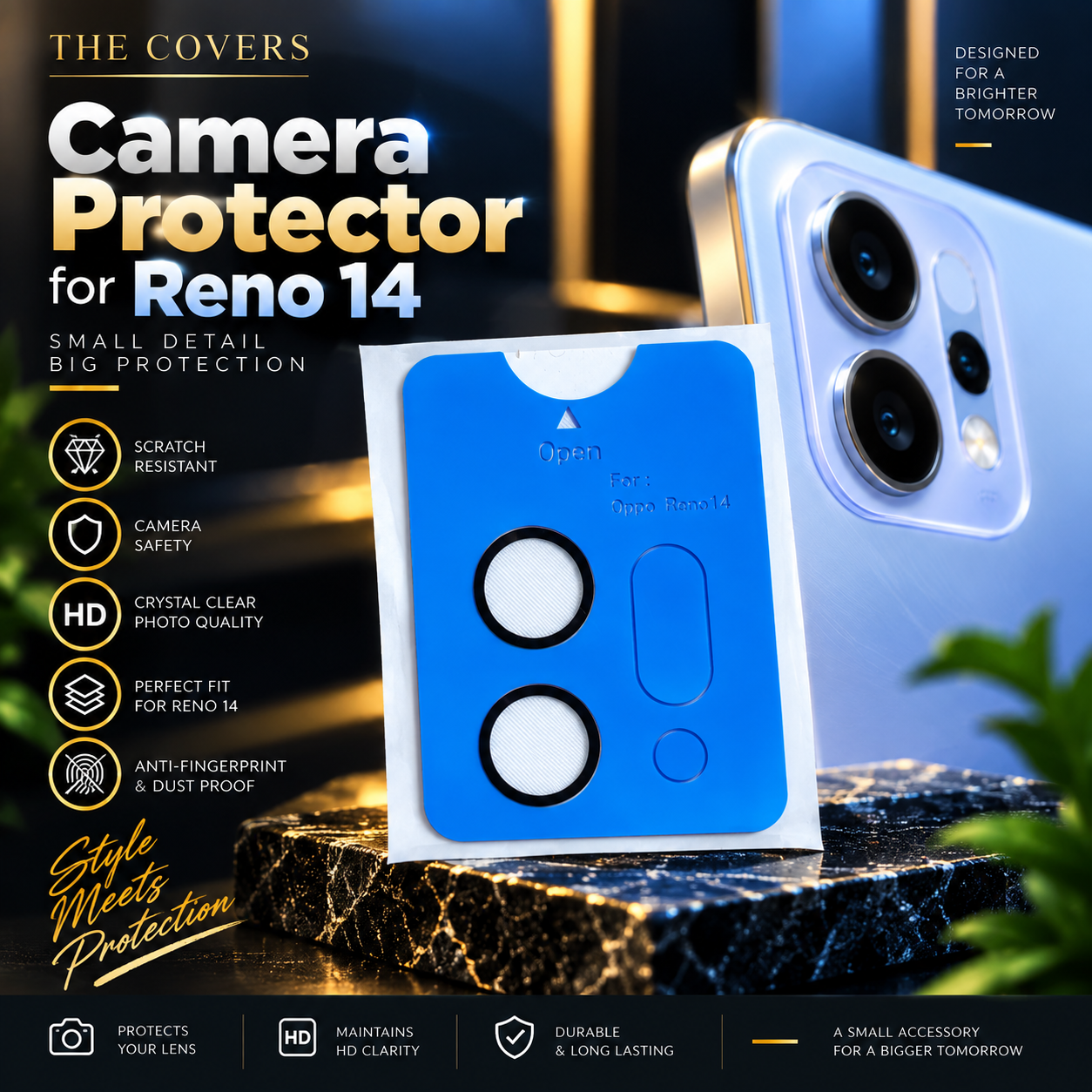 Camer protector for Oppo reno 14