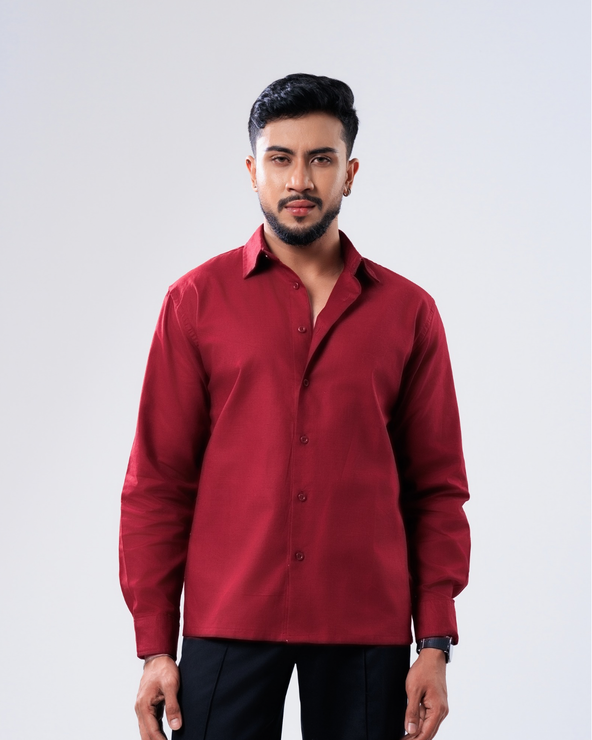 VERO Burgundy Shirt thumbnail 3