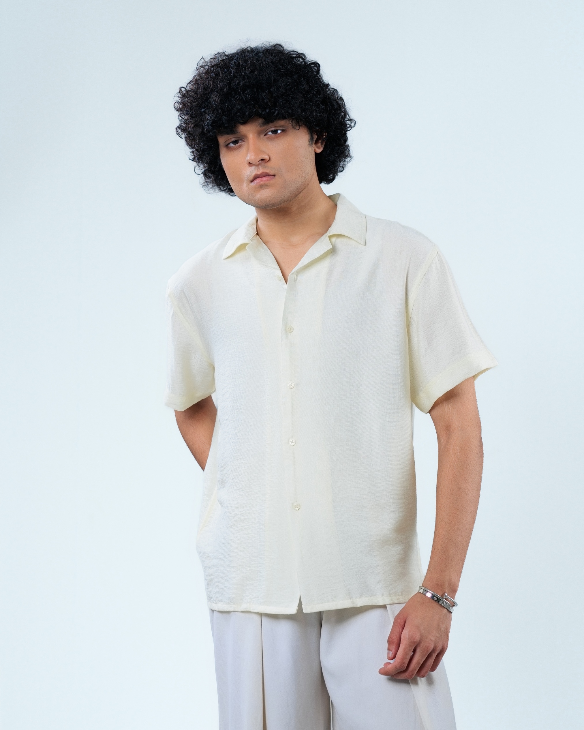 ELIO Ivory Resort Shirt thumbnail 4