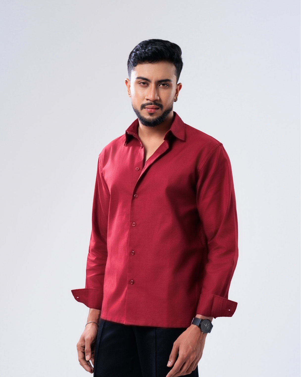 VERO Burgundy Shirt thumbnail 4