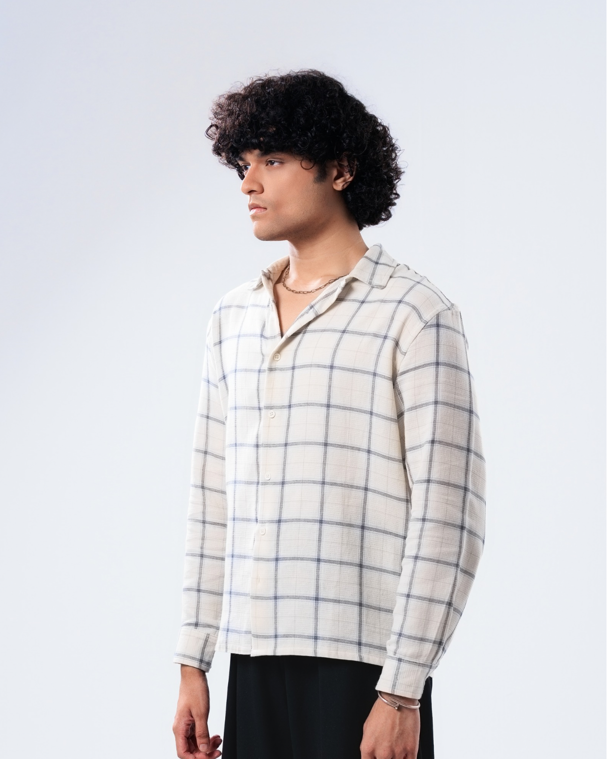 VERO Ivory Check Shirt thumbnail 3
