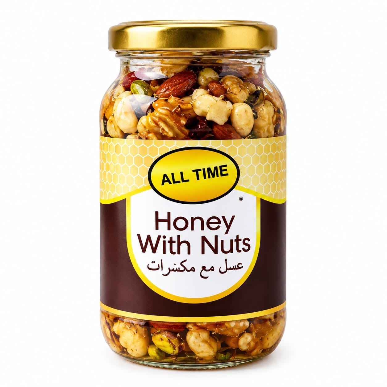 Honey With Nuts – মধু ও বাদামের মিশ্রণ | 500g