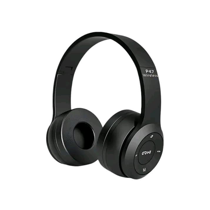 🎧 P47 Wireless Bluetooth Headphone 5.0 EDR – Powerful Sound, Stylish Design!