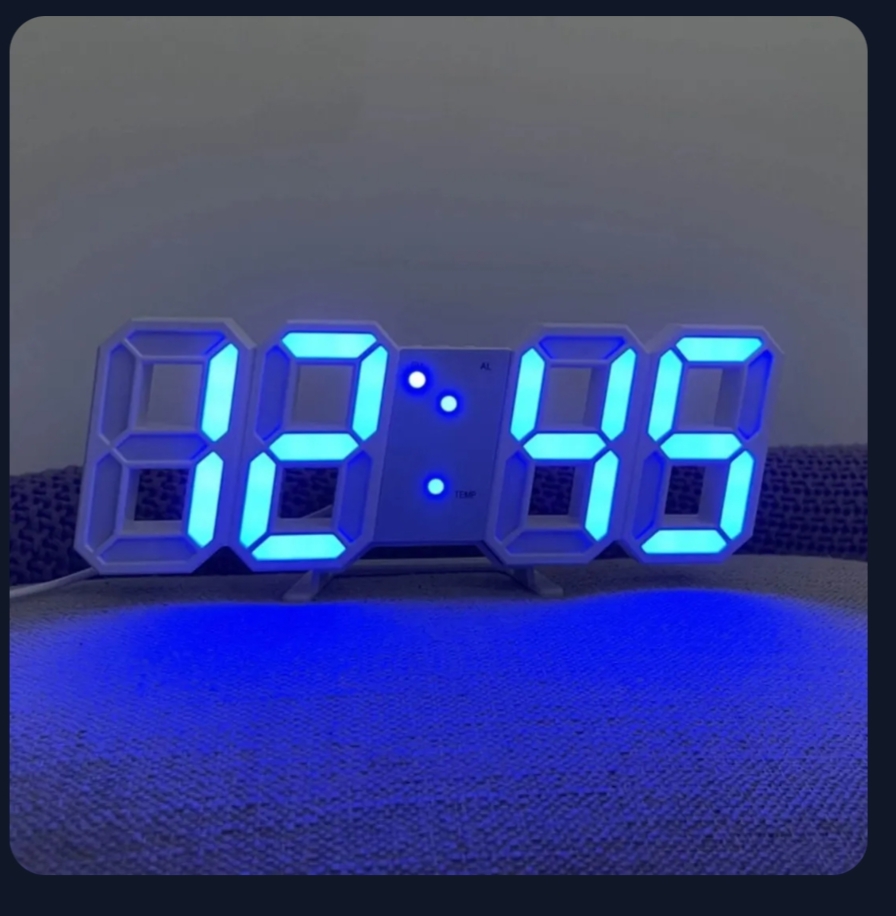 🕒 3D LED Digital Clock thumbnail 3