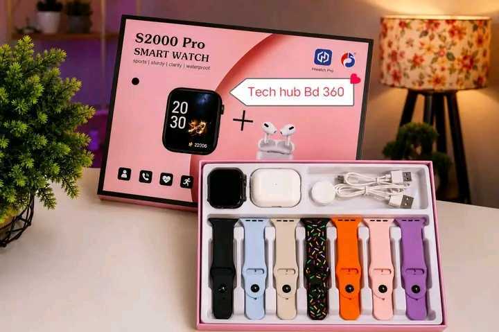 ⌚ S2000 Pro Smart Watch Combo thumbnail 3