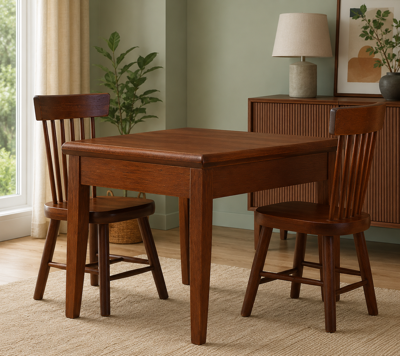 Miniature Table and Chair